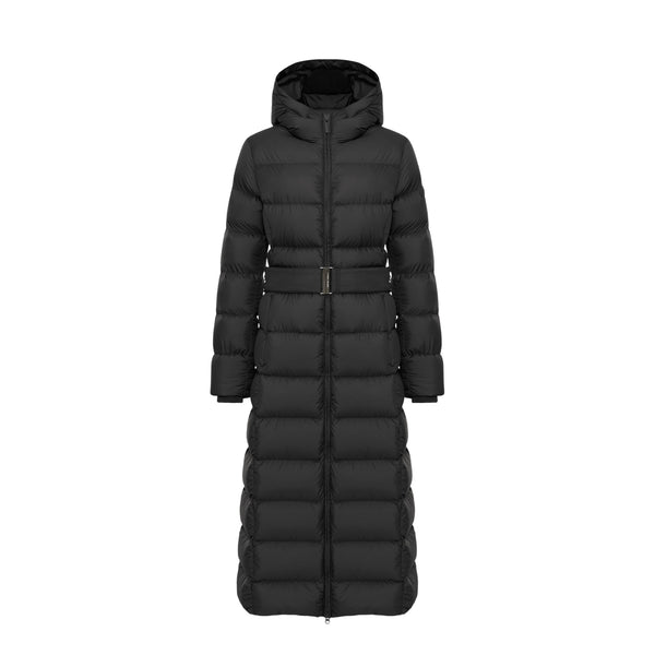 Colmar Piumino lungo Donna Piumino Lungo con Cappuccio e Cinta 40 A25-COLMARMD22422XX-99-40 - Francavilla Moda